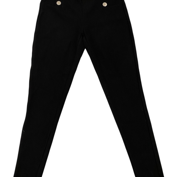 Maze Collection Pants - Butterfly by Maze Collection Black High-Waisted Trousers for women